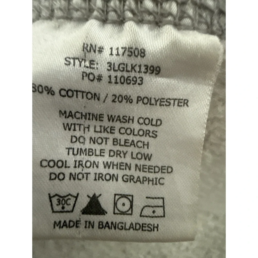 Levis Hoodie Mens L Gray Batwing Logo Fleece Pullover Streetwear Casual‎